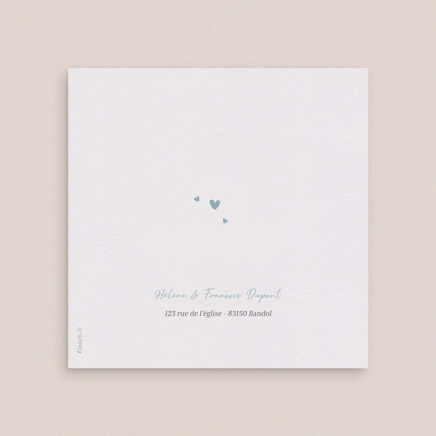 Faire-part mariage unique en dessin personnalisé – Illustration Unique 4 pages