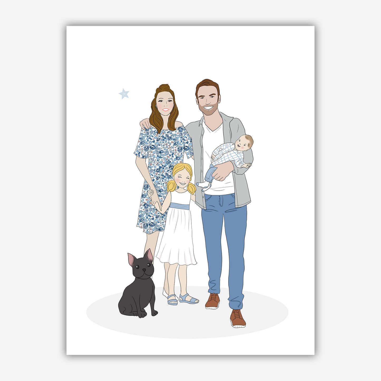 Portrait illustré sur mesure