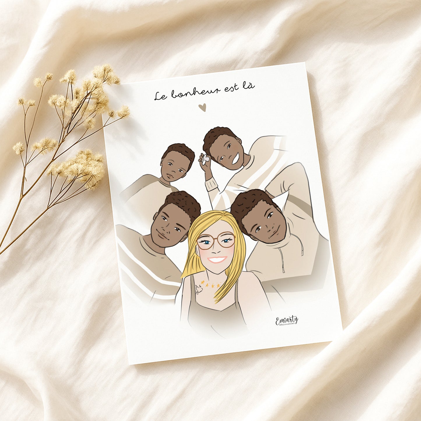 Portrait illustré sur mesure