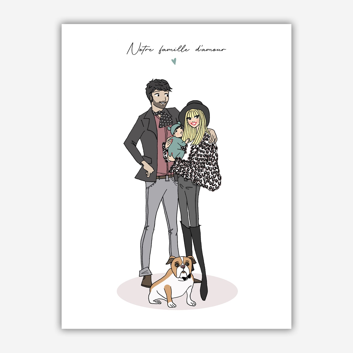 Portrait illustré sur mesure