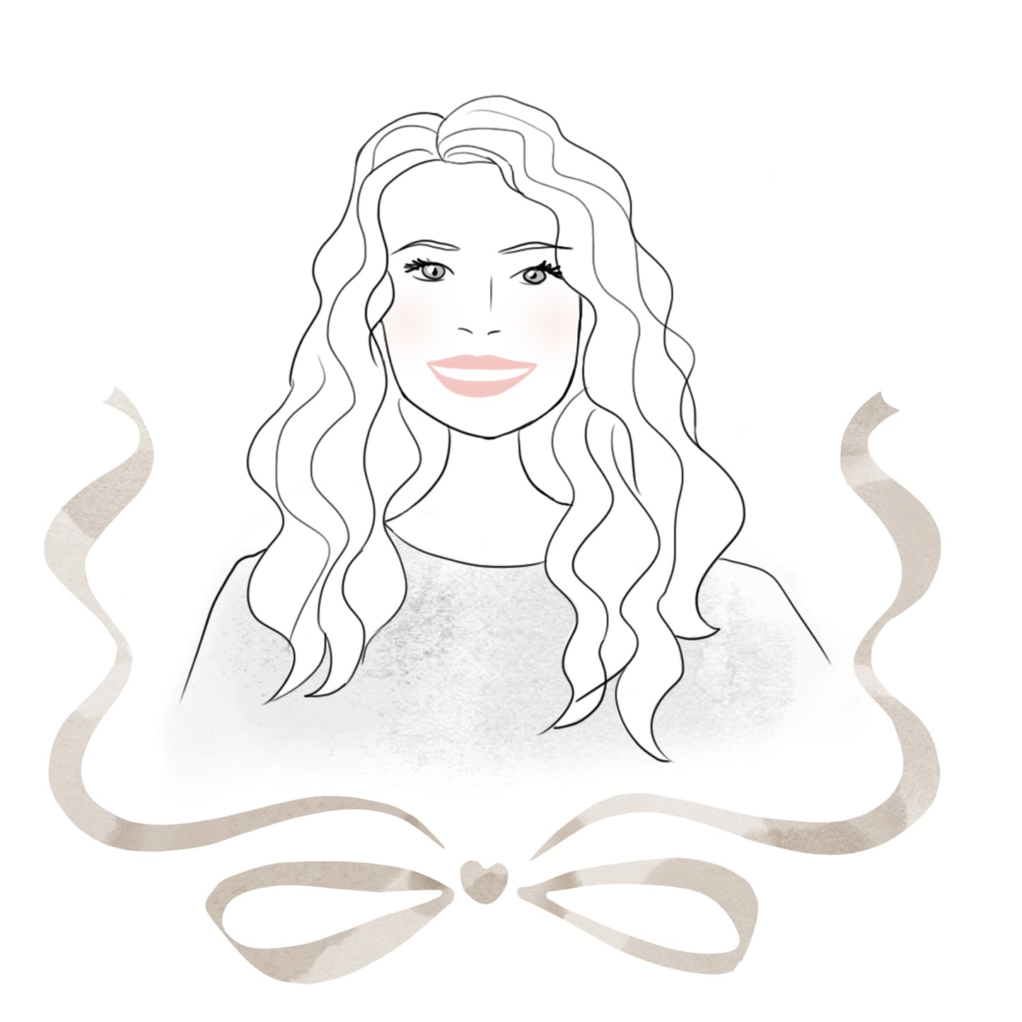 Portrait personnalisé marque-place Noël – Mini illustration 9x9 cm en noir et blanc – Décoration de table festive – Cadeau invité