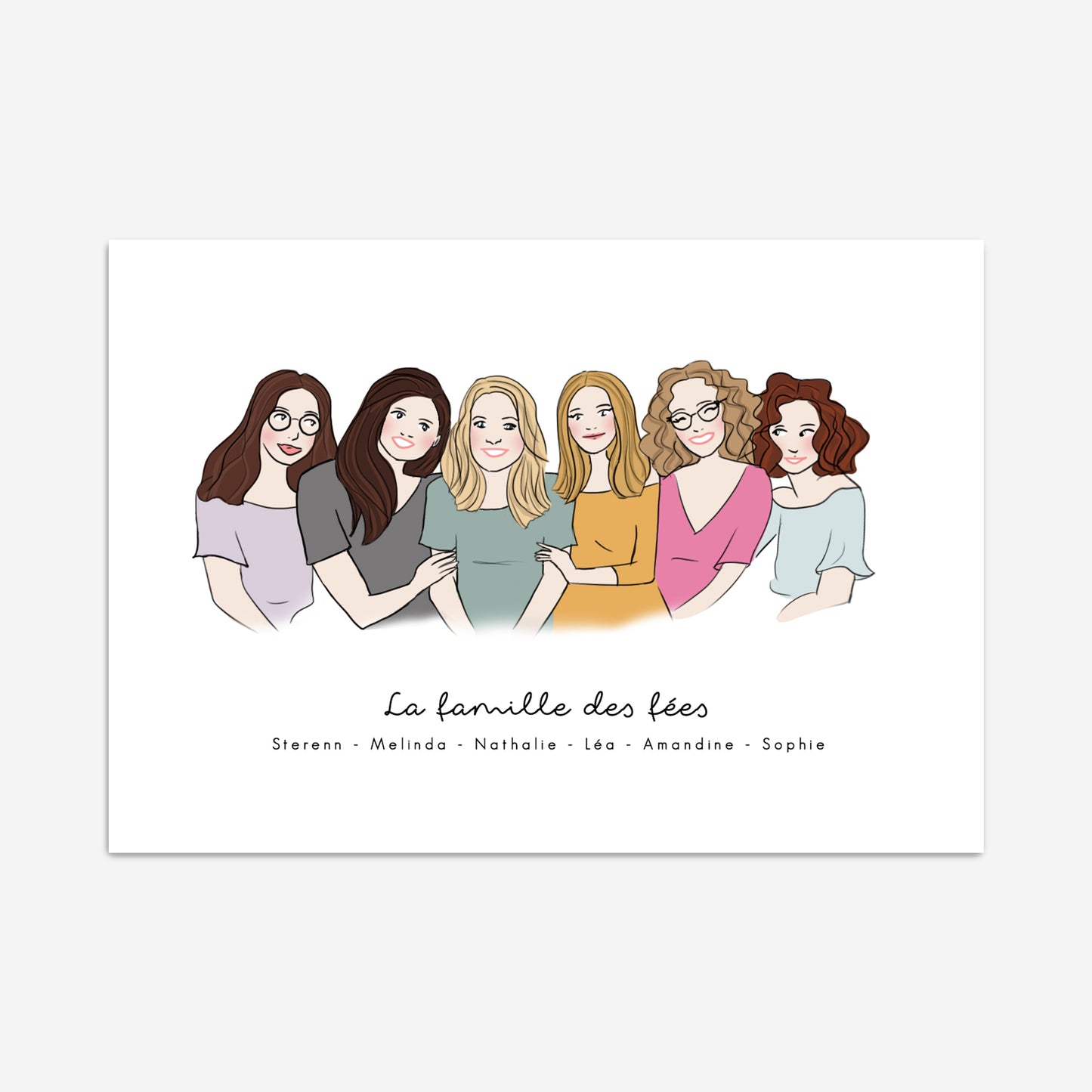 Portrait illustré sur mesure